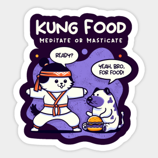 KUNG FOOD Sticker